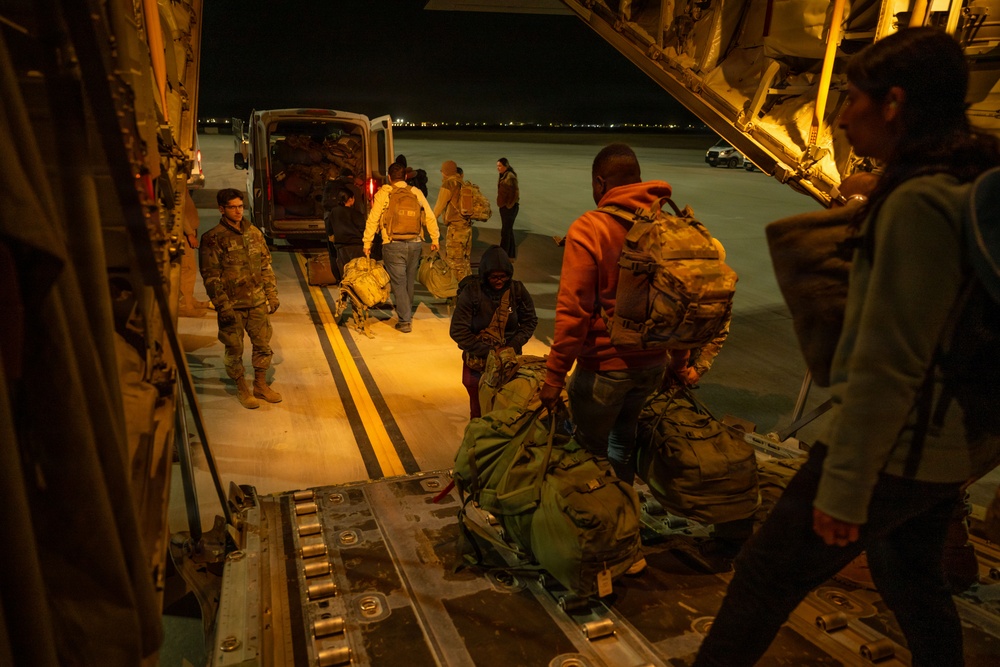 61st Expeditionary Airlift Squadron conducts airlift mission
