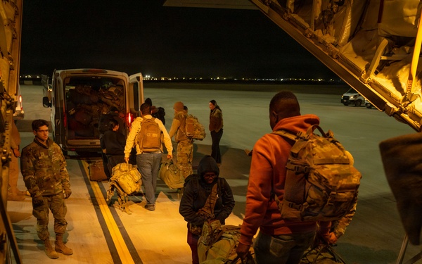 61st Expeditionary Airlift Squadron conducts airlift mission
