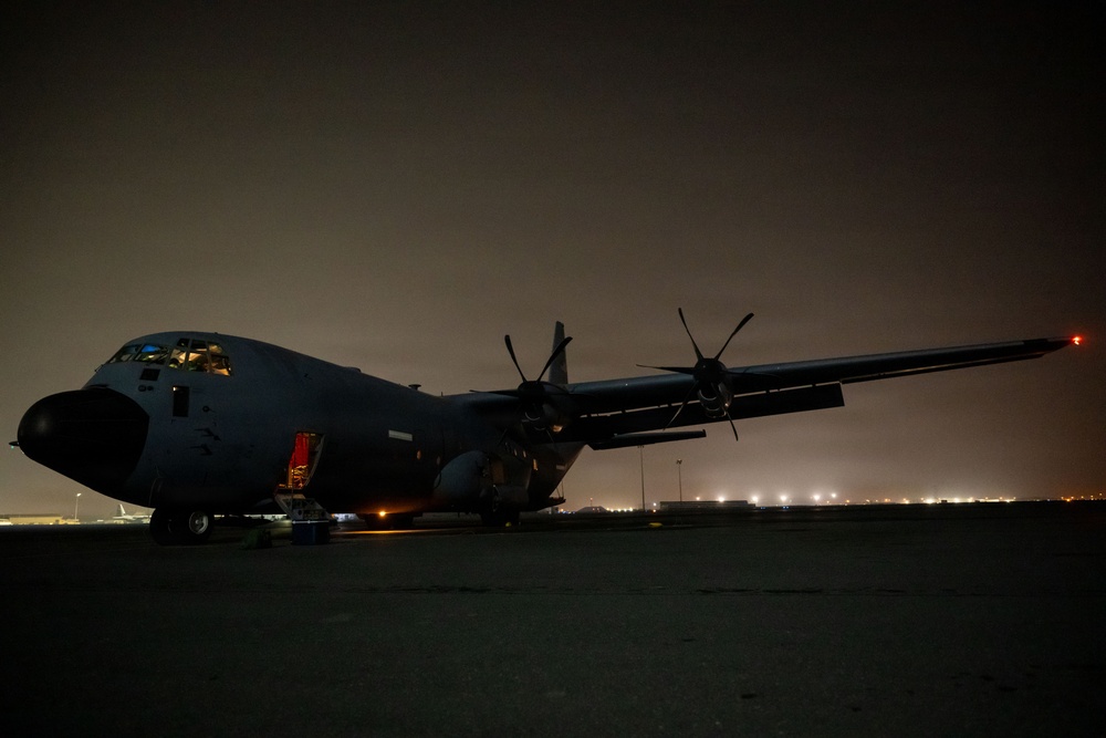 61st Expeditionary Airlift Squadron conducts airdrop mission