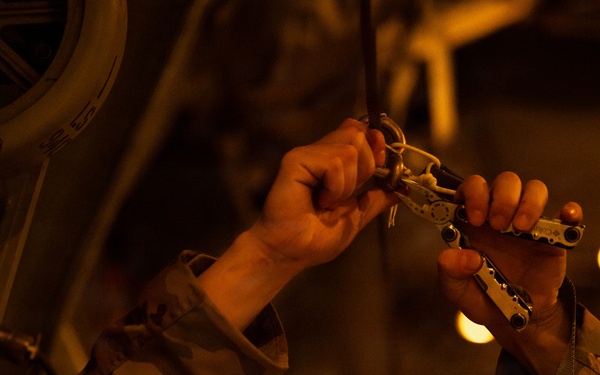 61st Expeditionary Airlift Squadron conducts airdrop mission