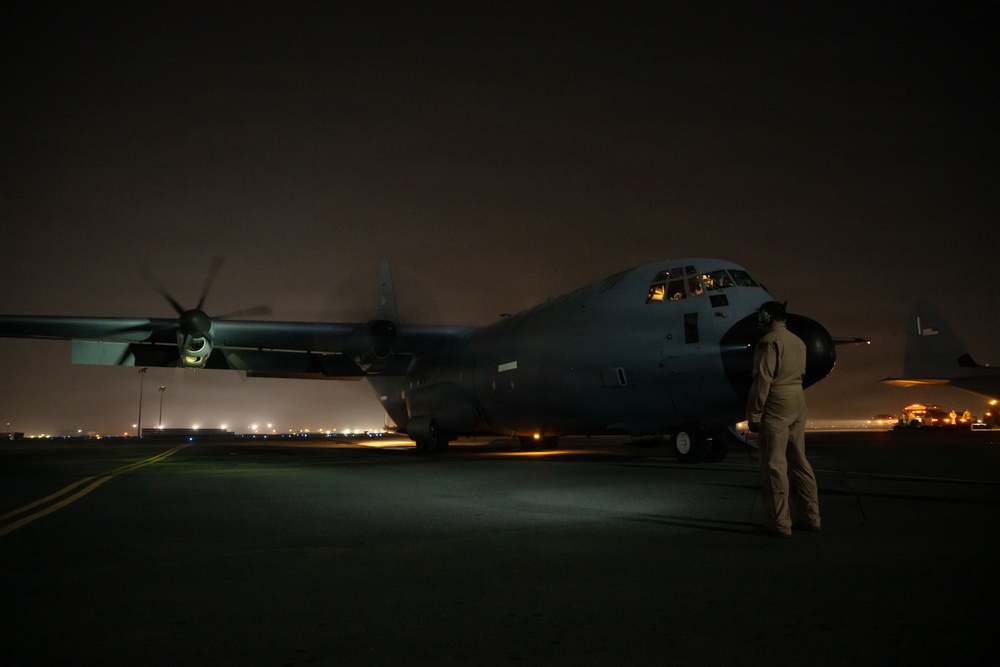 61st Expeditionary Airlift Squadron conducts airdrop mission