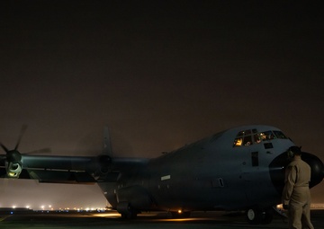 61st Expeditionary Airlift Squadron conducts airdrop mission