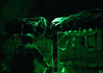 61st Expeditionary Airlift Squadron conducts airdrop mission