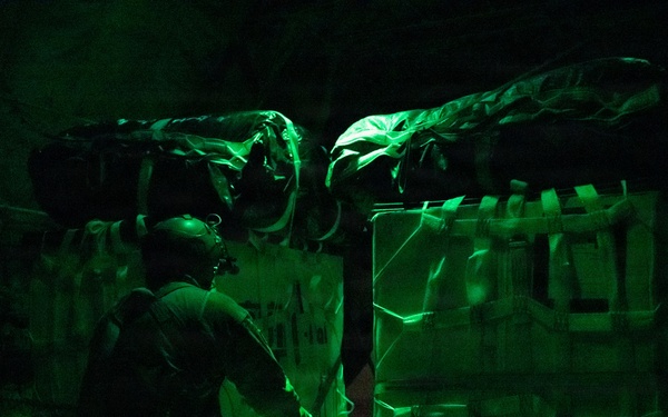 61st Expeditionary Airlift Squadron conducts airdrop mission