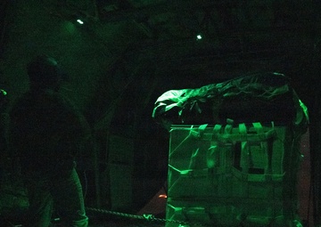 61st Expeditionary Airlift Squadron conducts airdrop mission