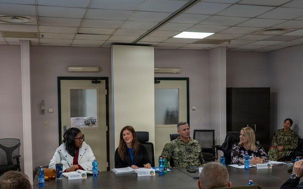 Navy Installations Command Executive Director Visits NSA Naples