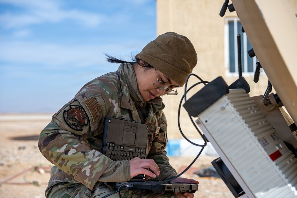 Communications Setup at Readiness and Dispersal Exercise