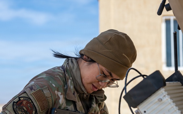 Communications Setup at Readiness and Dispersal Exercise