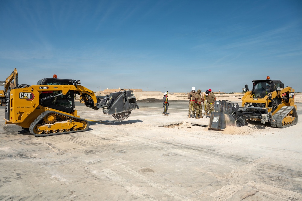 379th ECES trains to restore runways during RADR exercise
