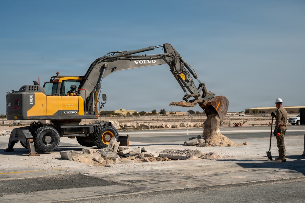 379th ECES trains to restore runways during RADR exercise