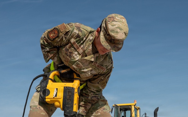 379th ECES trains to restore runways during RADR exercise