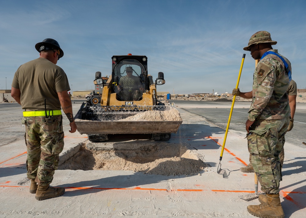379th ECES trains to restore runways during RADR exercise