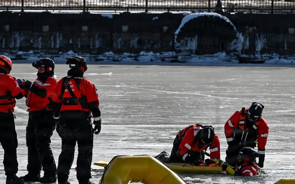 U.S. Coast Guard Station Lorain Ice Rescue School