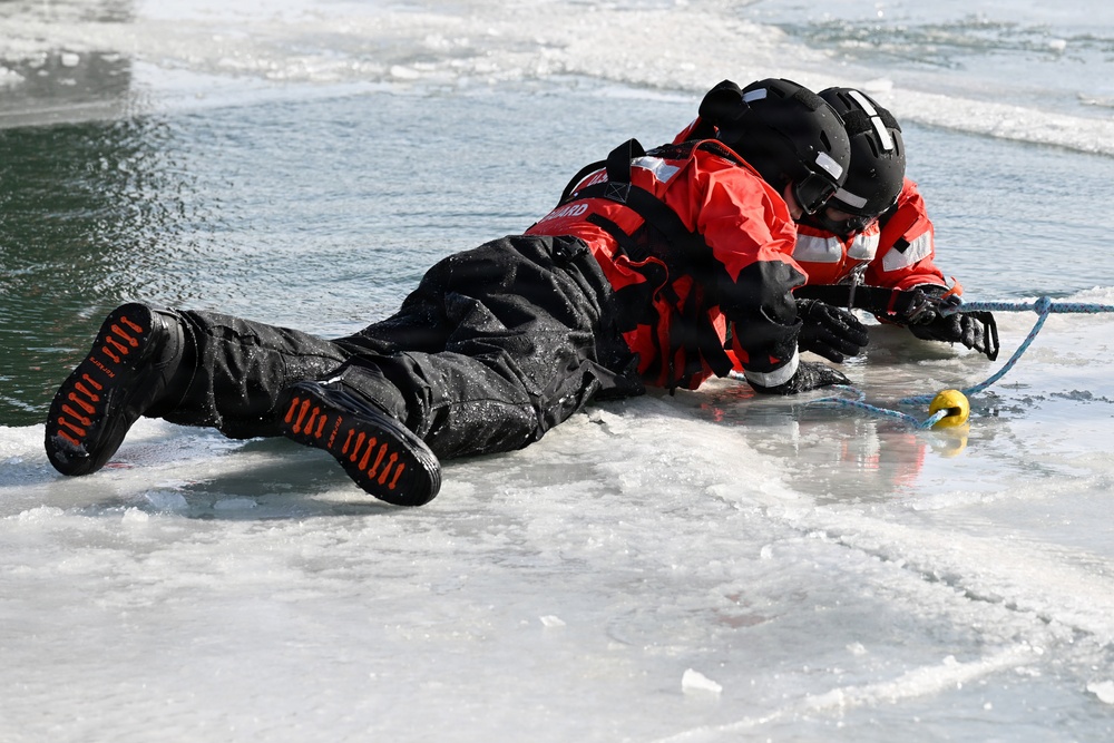 U.S. Coast Guard Station Lorain Ice Rescue School