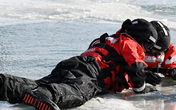 U.S. Coast Guard Station Lorain Ice Rescue School