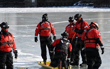 U.S. Coast Guard Station Lorain Ice Rescue School