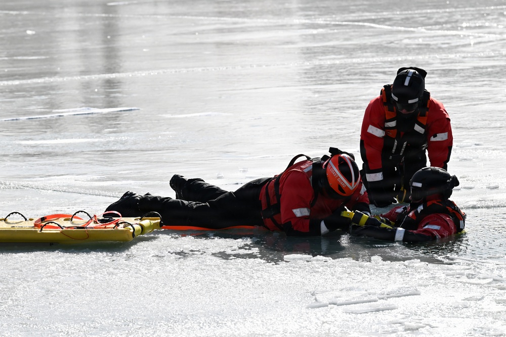 U.S. Coast Guard Station Lorain Ice Rescue School