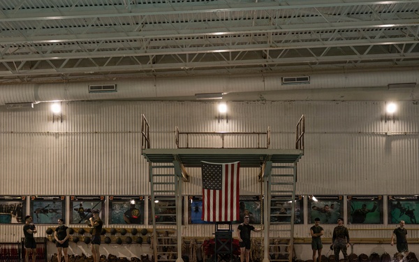 U.S. Marines participate in Water Survival Advanced Course