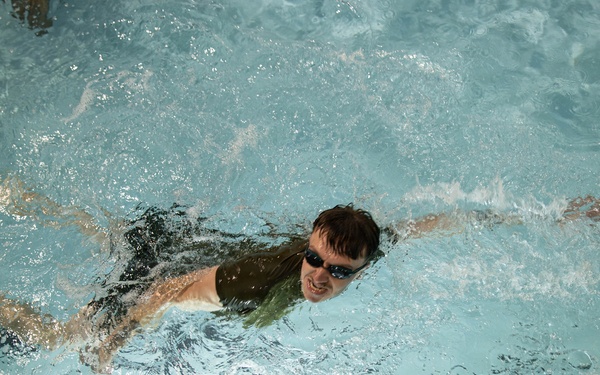 U.S. Marines participate in Water Survival Advanced Course