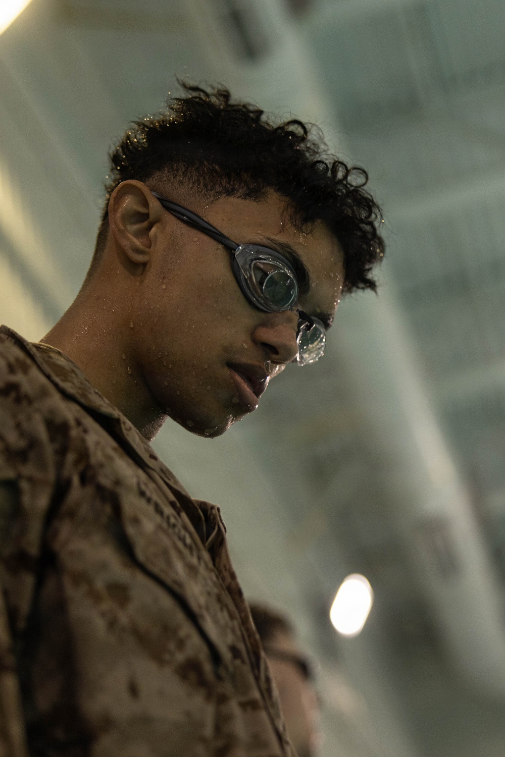 U.S. Marines participate in Water Survival Advanced Course