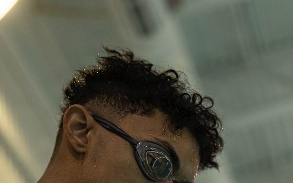 U.S. Marines participate in Water Survival Advanced Course