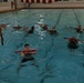 U.S. Marines participate in Water Survival Advanced Course