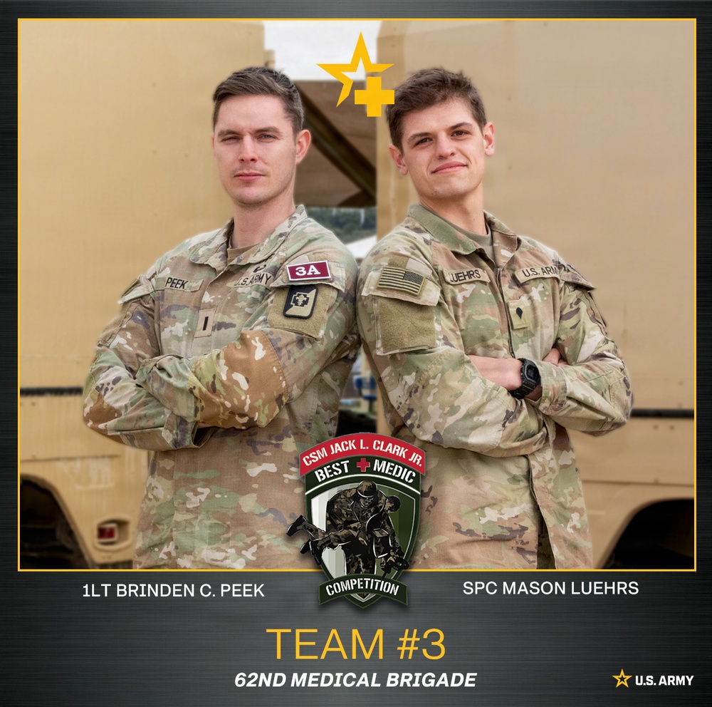 2026 CSM Jack L. Clark Best Medic Competition Team