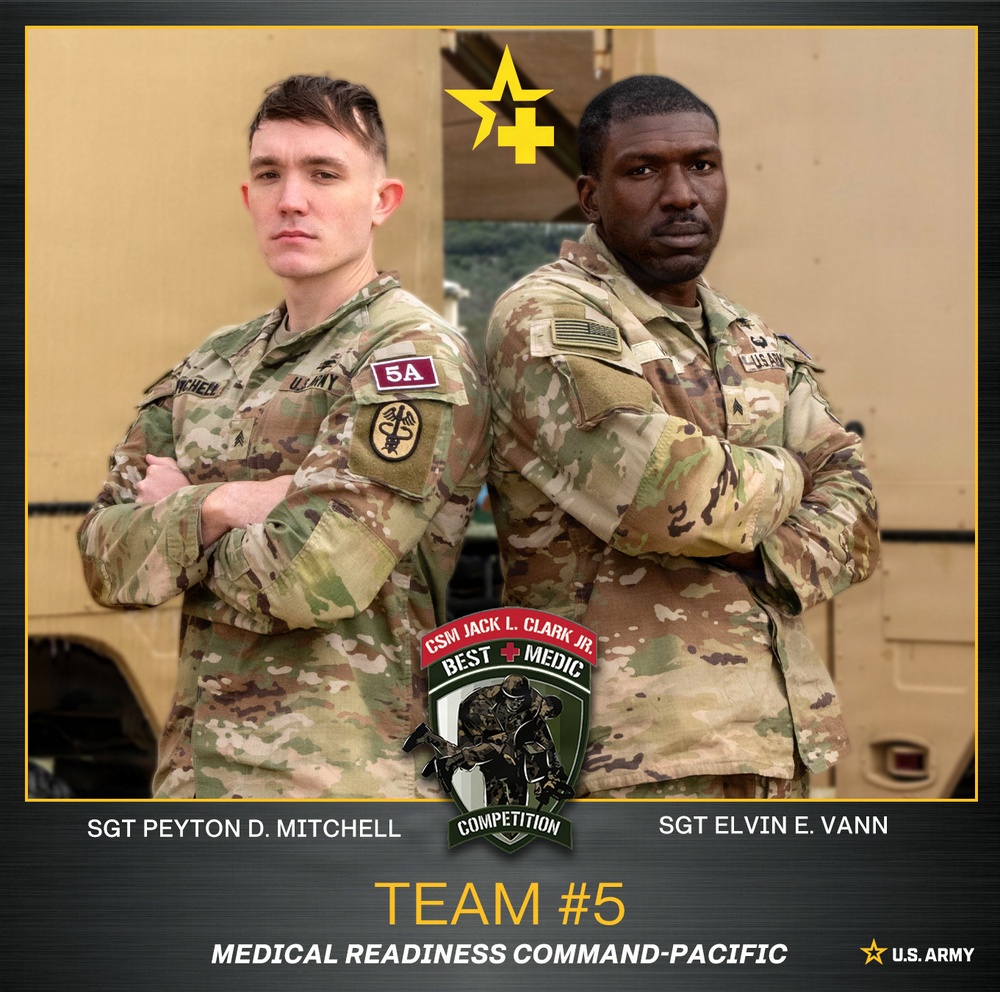 2026 CSM Jack L. Clark Best Medic Competition Team