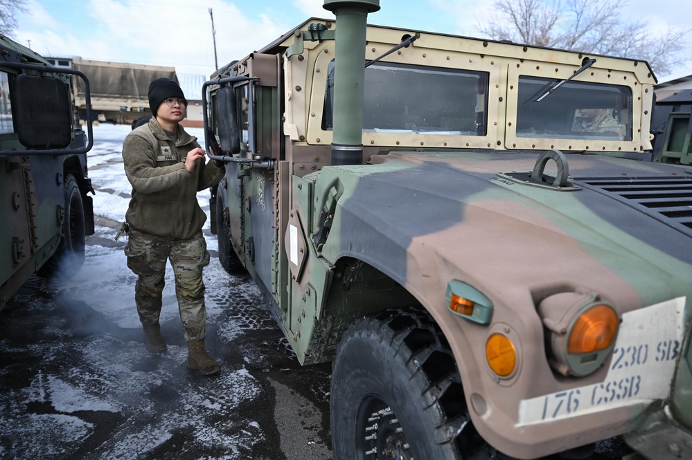 High Mobility Multipurpose Wheeled Vehicle prep