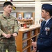 104th Fighter Wing volunteers with JROTC at Regional drill competition