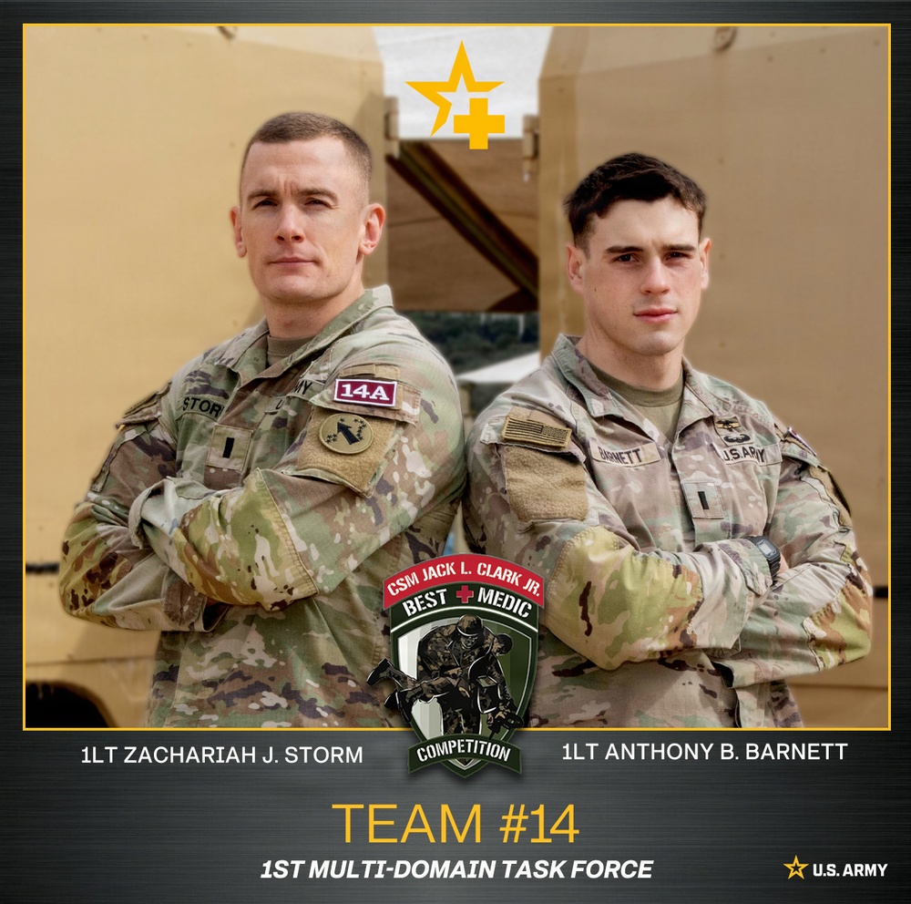 2026 CSM Jack L. Clark Best Medic Competition Team