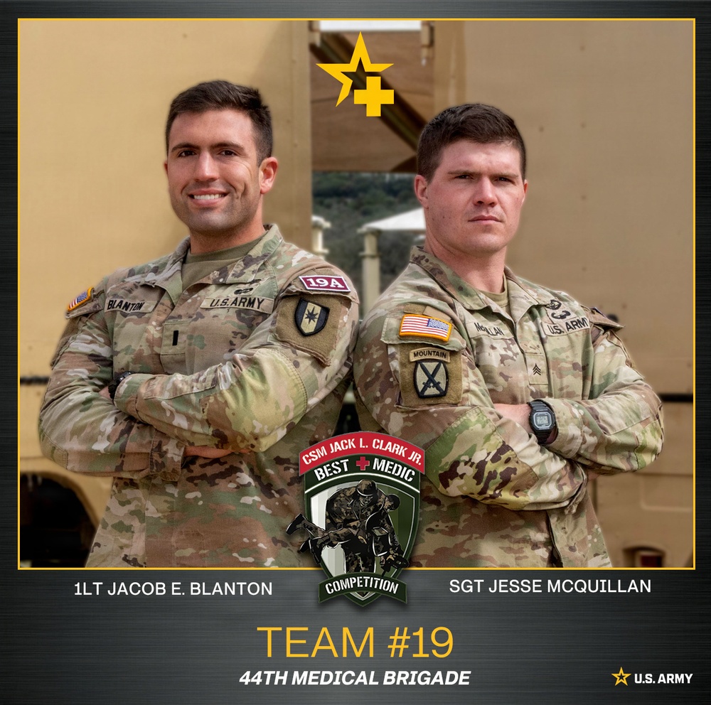 2026 CSM Jack L. Clark Best Medic Competition Team