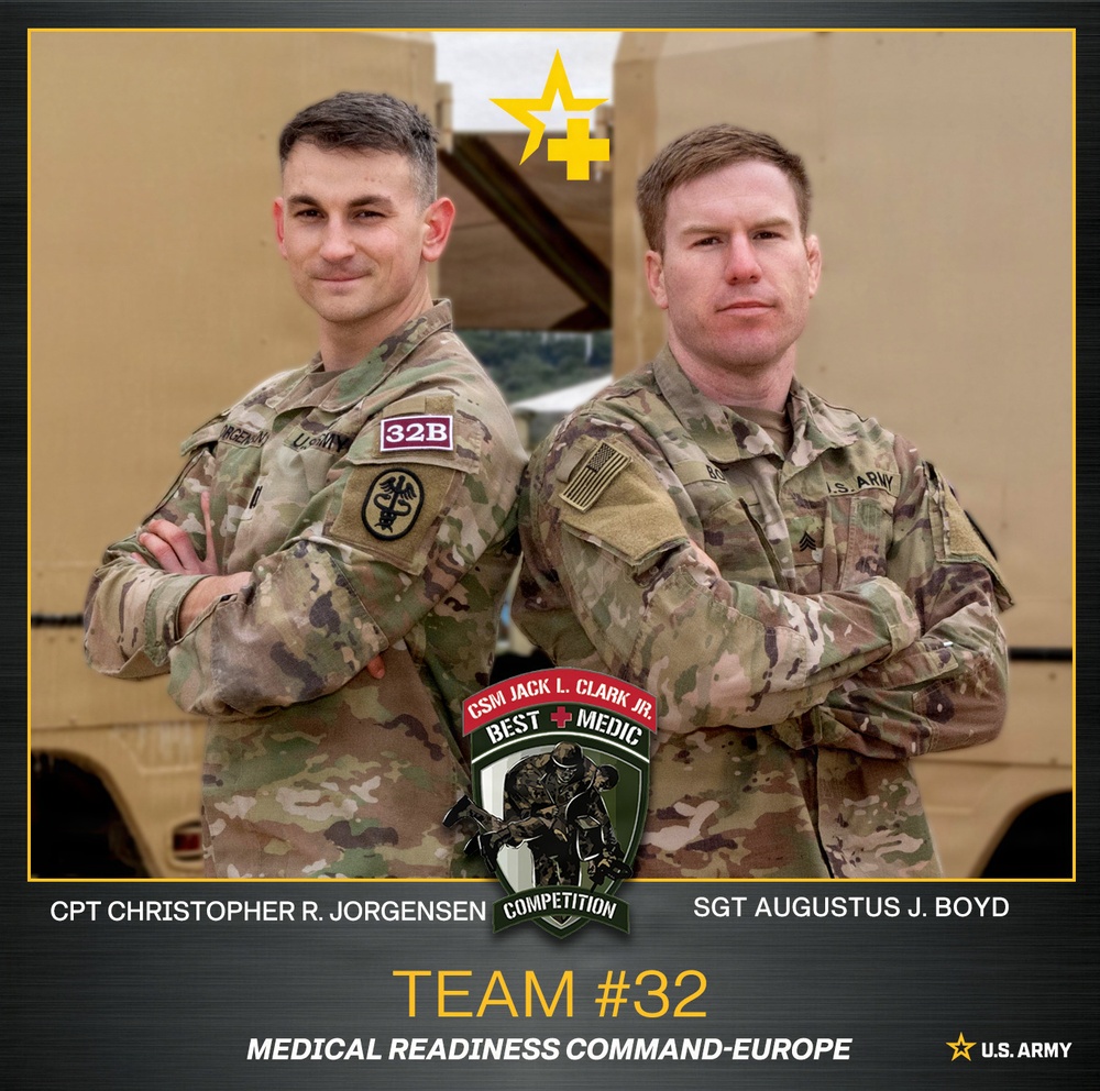2026 CSM Jack L. Clark Best Medic Competition Team