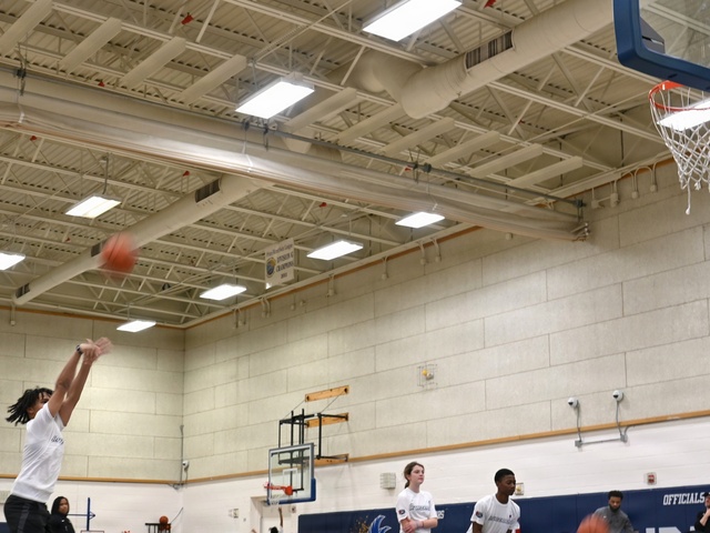 Wizards host hoops for JBAB troops, families