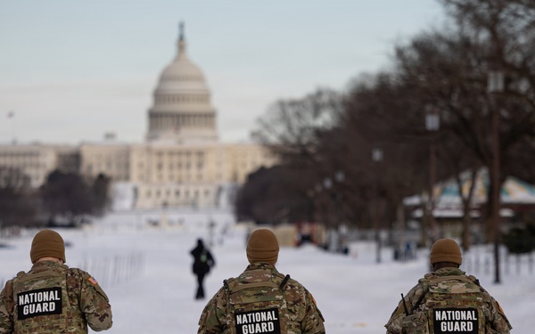 National Guard Maintains Visible Presence Near National Mall for D.C. Safe and Beautiful Mission