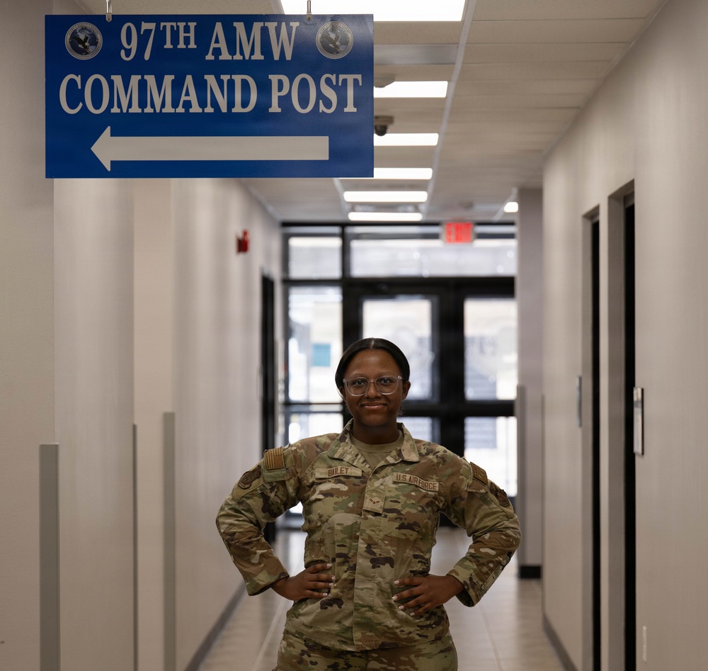 Altus Air Force Base Mission Essential Personnel Work in A Winter Wonderland