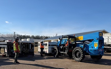 USACE Repositions Emergency Power Team to support Mississippi After Storm
