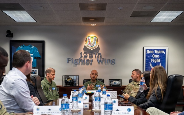 Staff Delegates Visit Florida Air National Guard's 125th Fighter Wing