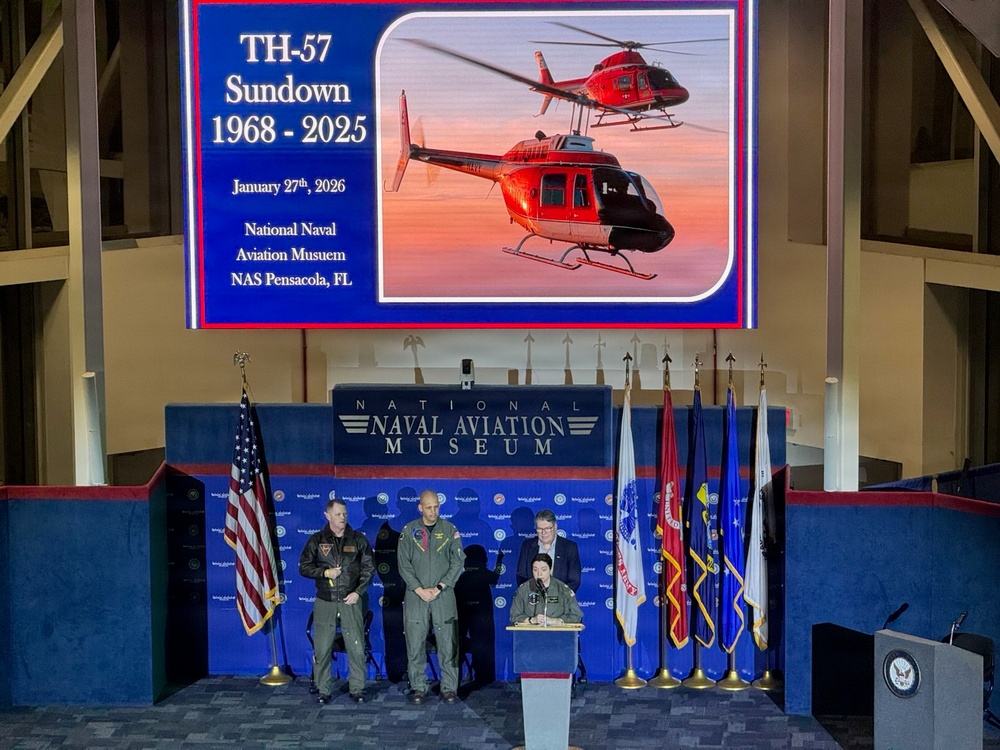 Honoring Legacy: The TH-57 Makes Its Final Landing at the National Naval Aviation Museum