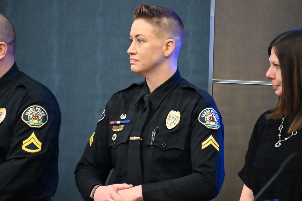 MSgt Lacey Bunkelman Named 2026 Fargo, N.D. Police Dept. Officer of the Year