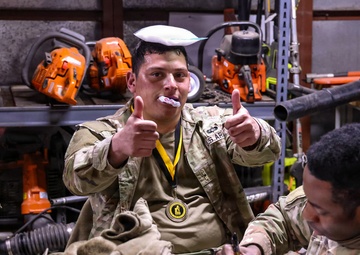 Medics keep spirits high during Combatives