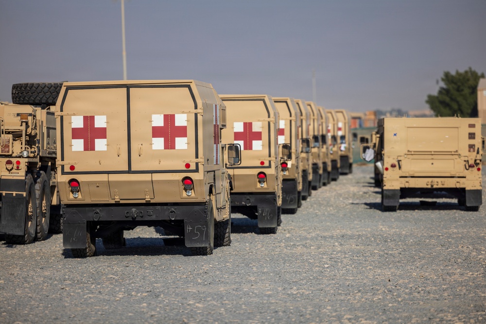 401AFSB prepares APS-5 equipment in support of the Civil-Military Coordination Center