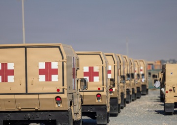 401AFSB prepares APS-5 equipment in support of the Civil-Military Coordination Center