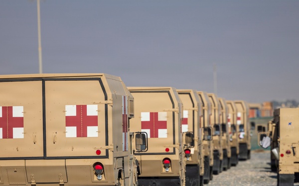 401AFSB prepares APS-5 equipment in support of the Civil-Military Coordination Center