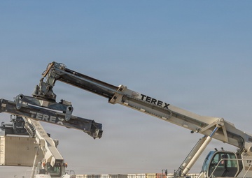 401AFSB prepares APS-5 equipment in support of the Civil-Military Coordination Center