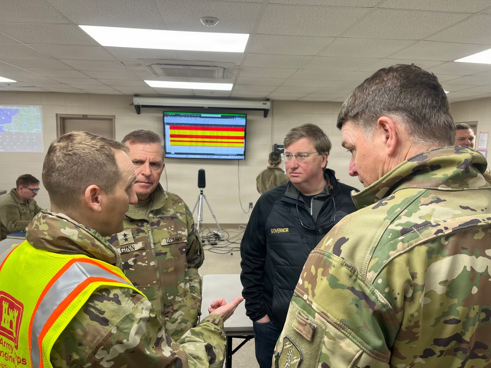 Col Gipson, MS Governor, MEMA, MS National Guard