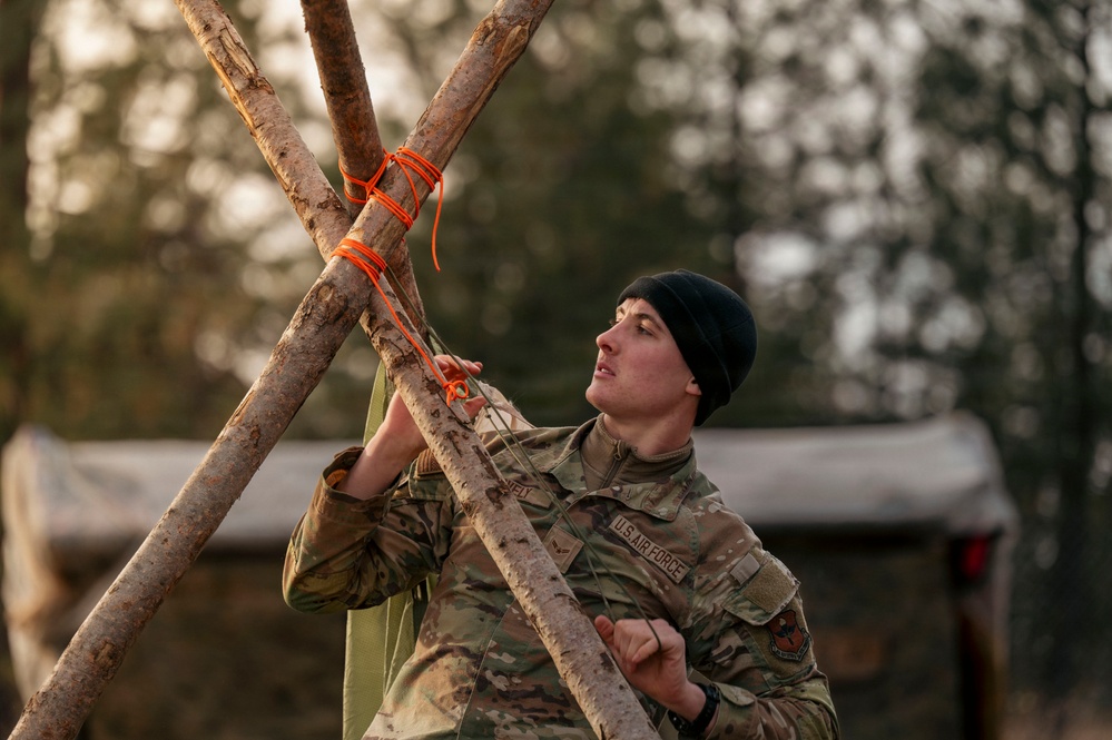 Pre-Team 27-01 performs sheltercraft