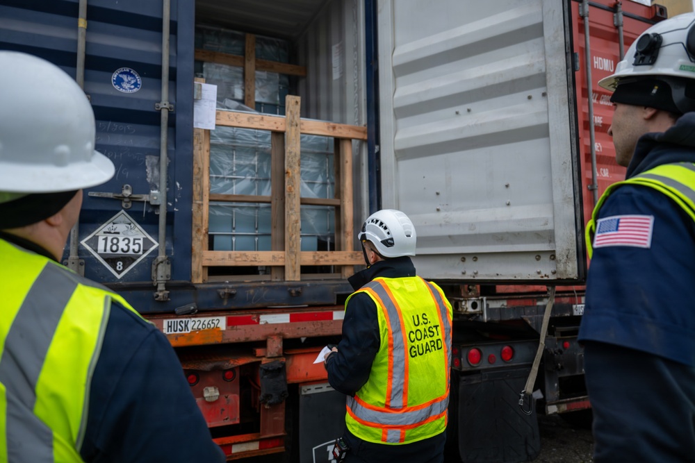 U.S. Coast Guard, partner agencies conduct Multi-Agency Strike Force Operation at Port of Tacoma