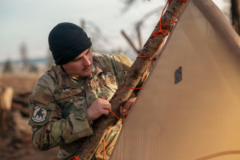 Pre-Team 27-01 performs sheltercraft