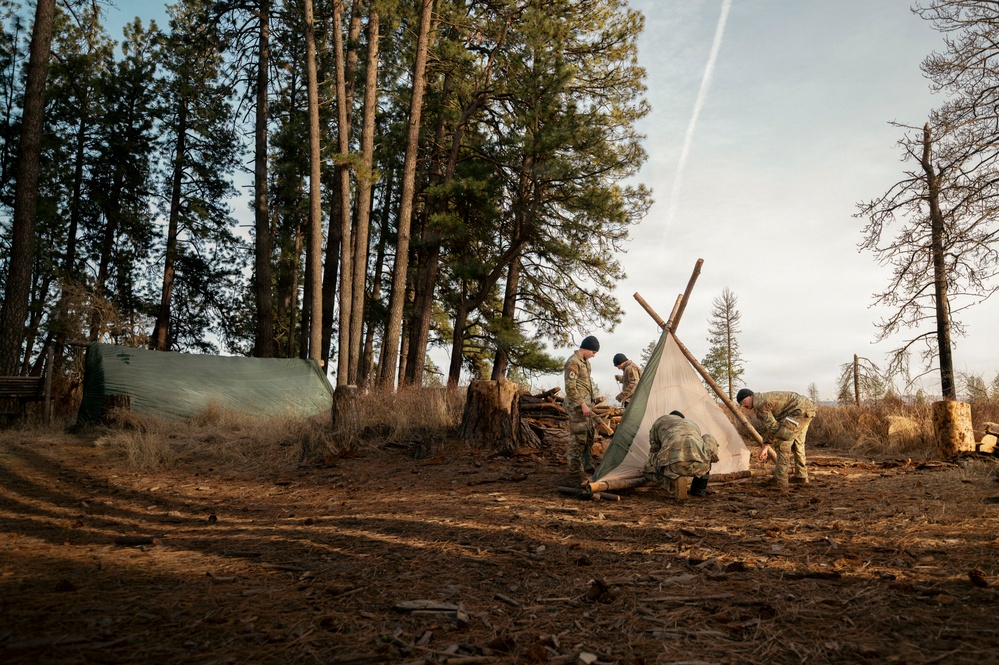 Pre-Team 27-01 performs sheltercraft